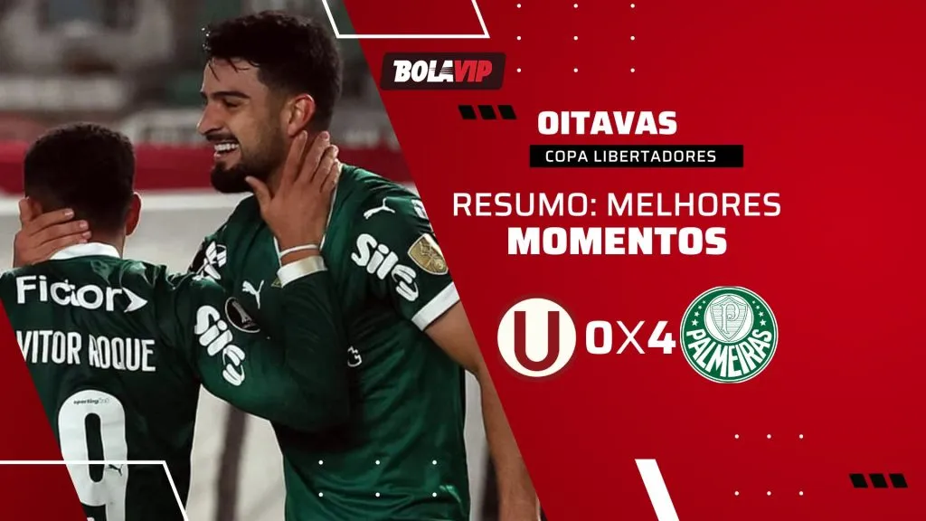 Com show de Flaco López, Palmeiras massacra o Universitario e encaminha classificação na Libertadores