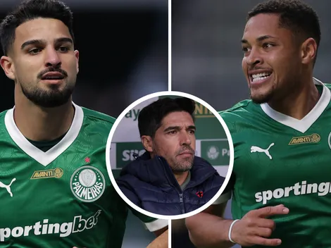 Abel Ferreira não garante titularidade da dupla Flaco/Vitor Roque
