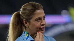 RJ - RIO DE JANEIRO - 23/07/2025 - BRASILEIRO A 2025, FLUMINENSE X PALMEIRAS - Leila Pereira presidente do Palmeiras durante partida contra o Fluminense no estadio Maracana pelo campeonato Brasileiro A 2025.