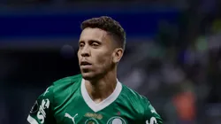 SP - SAO PAULO - 28/05/2025 - COPA LIBERTADORES 2025, PALMEIRAS X SPORTING CRISTAL - Marcos Rocha jogador do Palmeiras durante partida contra o Sporting Cristal no estadio Arena Allianz Parque pelo campeonato Copa Libertadores 2025.