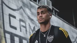 Reinier durante a chegada na Arena MRV