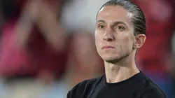 Filipe Luís completa 60 jogos no Flamengo e mostra evolução de ataque e defesa. Foto: Thiago Ribeiro/AGIF