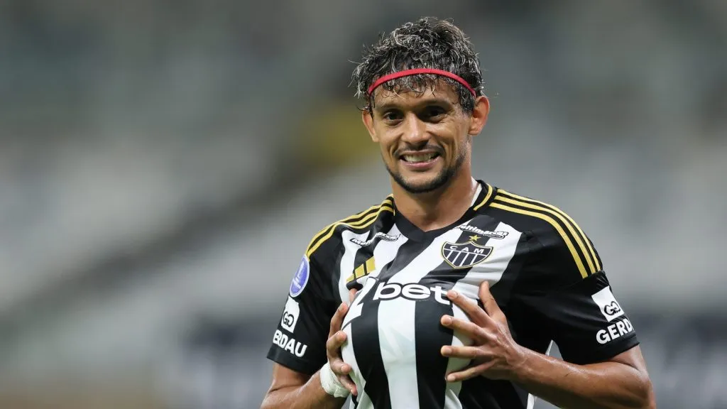 Scarpa marcando gol pelo Atlético. Foto: Gilson Lobo/AGIF