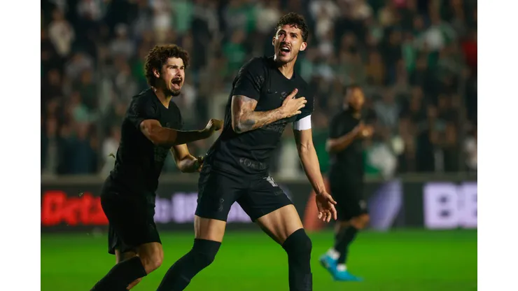 RS - CAXIAS DO SUL - 29/08/2024 - COPA DO BRASIL 2024, JUVENTUDE X CORINTHIANS - Gustavo Henrique jogador do Corinthians comemora seu gol durante partida contra o Juventude no estadio Alfredo Jaconi pelo campeonato Copa Do Brasil 2024. Foto: Luiz Erbes/AGIF