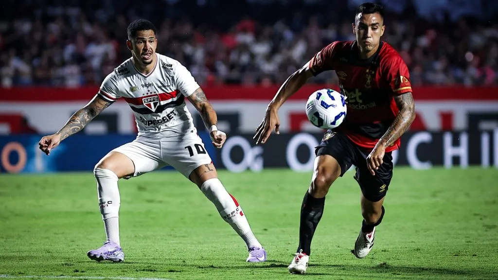 SP – SAO PAULO – 29/03/2025 – BRASILEIRO A 2025, SAO PAULO X SPORT –  Luciano jogador do Sao Paulo durante partida contra o Sport no estadio Morumbi pelo campeonato Brasileiro A 2025. Foto: Fabio Giannelli/AGIF