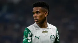 Estêvão se despediu do Palmeiras após o Mundial de Clubes. Foto: Fernando Moreno/AGIF