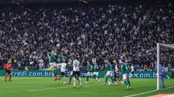Torcida do Corinthians marcou presença na Neo Química Arena no clássico contra o Palmeiras. Foto: Marcello Zambrana/AGIF