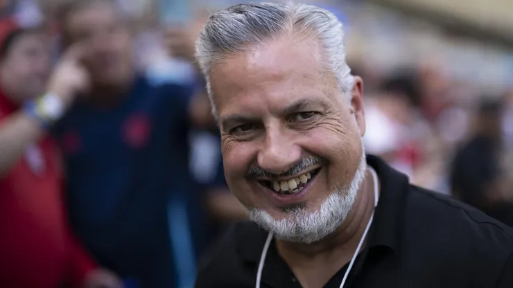 Jose Boto, diretor de futebol do Flamengo, antes da partida contra o Fluminense no estadio Maracana pelo campeonato Carioca 2025. Foto: Jorge Rodrigues/AGIF
