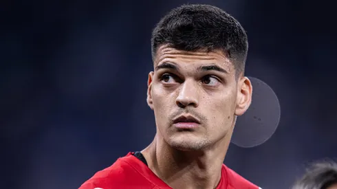 Gabriel Brazão, do Santos, foi alvo de oferta oficial do Flamengo há algumas semanas - Foto: Raul Baretta/Santos FC