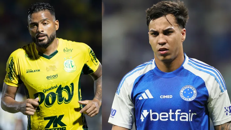 Reinaldo e Kaio Jorge vão se enfrentar em Mirassol x Cruzeiro - Fotos: Reprodução/AGIF