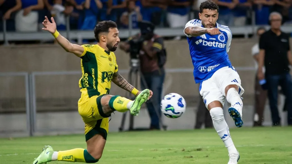 Duelo entre Cruzeiro e Mirassol no 1º turno do Brasileirão – Foto: Fernando Moreno/AGIF