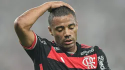 De La Cruz durante partida entre Flamengo e Palmeiras, no Maracanã, pelo Brasileirão 2024.