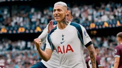 Richarlison comemorando pelo Tottenham - Foto: Reprodução/Tottenham