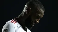 Gerson durante partida entre Madureira e Flamengo, no Estádio Kléber Andrade, pelo Campeonato Carioca 2023.