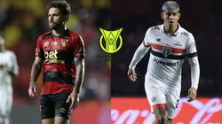 Lucas Lima do Sport e Alan Franco do São Paulo - Foto: AGIF