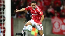 Rafael Borré, atacante do Internacional em partida pelo campeonato Brasileiro