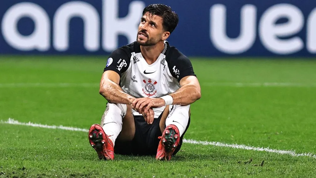 Hector Hernandez, jogador do Corinthians, durante partida contra o America de Cali no estadio Arena Corinthians pelo campeonato Copa Sul-americana 2025. Foto: Fabio Giannelli/AGIF