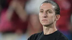 Filipe Luís tem desfalques e dúvidas para Inter x Flamengo - Foto: Thiago Ribeiro/AGIF