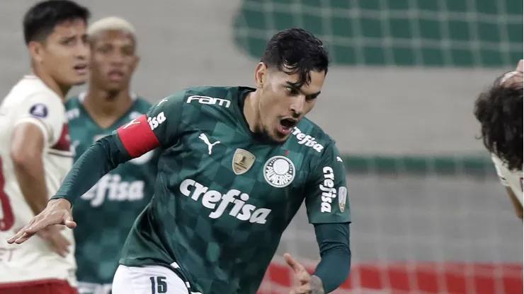 Gustavo Gómez brilhou contra o Universitario na Libertadores de 2021 (Photo by Andre Penner - Pool)