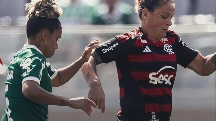 Palmeiras x Flamengo. Foto: Divulgação/Flamengo