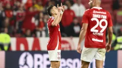 Rafael Borré, atacante do Inter em partida pelo campeonato brasileiro