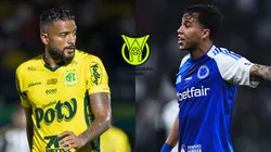 Reinaldo do Mirassol e Kaio Jorge do Cruzeiro - Foto: AGIF