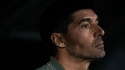 Abel Ferreira, técnico do Palmeiras, durante partida contra o Botafogo no estadio Engenhao pelo campeonato Brasileiro A 2025. Foto: Jorge Rodrigues/AGIF