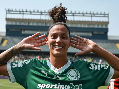 Amanda Gutierres, do Palmeiras, soma 16 gols no Brasileirão Feminino