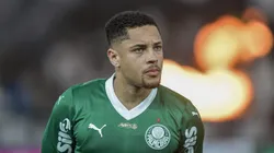 Vitor Roque, jogador do Palmeiras. Foto: Thiago Ribeiro/AGIF.