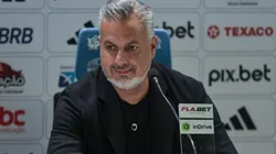 José Boto durante a apresentação do jogador Danilo, no Maracanã.