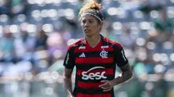 Cristiane jogador do Flamengo durante partida contra o Palmeiras no estadio Arena Barueri pelo campeonato Brasileiro Feminino A 2025. Foto: Marco Miatelo/AGIF