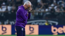 Dorival Jr técnico do Corinthians durante partida contra o Novorizontino - Foto: Marcello Zambrana/AGIF