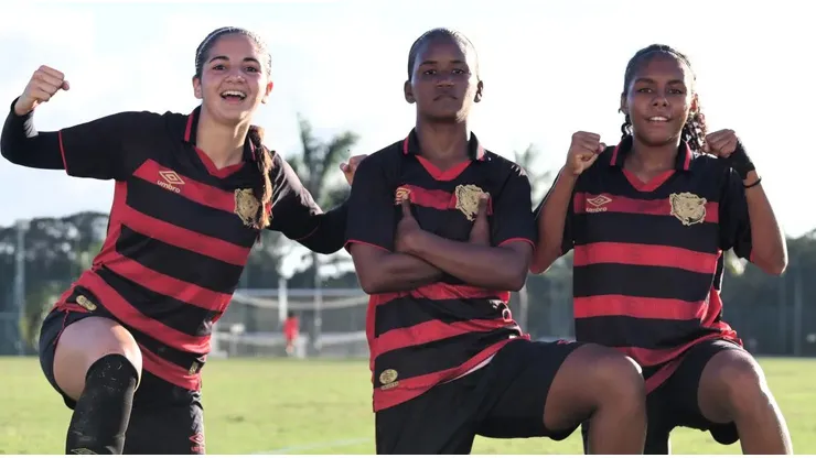 Jogadoras do Sport sub-17. Foto: Divulgação/Sport