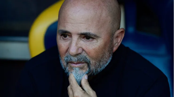 Sampaoli durante partida entre Flamengo e Botafogo, no Maracanã, pelo Brasileirão 2023.
