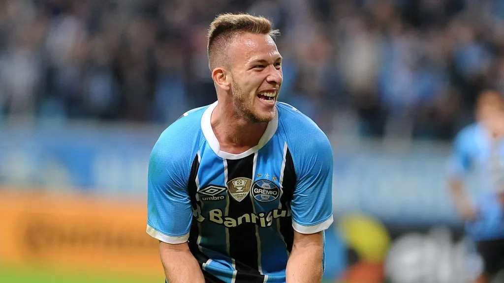 Arthur Melo pelo Grêmio. Foto: Ricardo Rimoli/AGIF