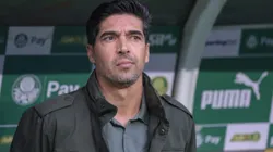 SP - SAO PAULO - 20/07/2025 - BRASILEIRO A 2025, PALMEIRAS X ATLETICO-MG - Abel Ferreira tecnico do Palmeiras durante partida contra o Atletico-MG no estadio Arena Allianz Parque pelo campeonato Brasileiro A 2025.