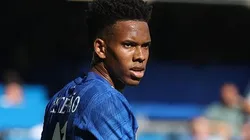 Estêvão durante partida amistosa entre Chelsea e Milan, no Stamford Bridge, na Inglaterra. Foto: Richard Pelham