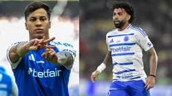 Kaio Jorge e Gabigol vivem realidades diferentes no Cruzeiro - Fotos: Reprodução/AGIF