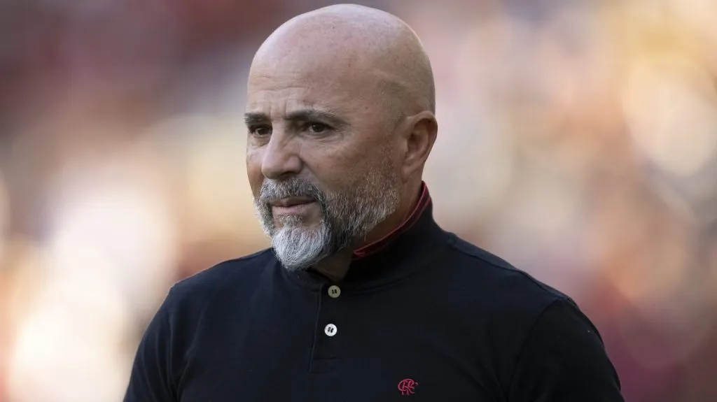 Jorge Sampaoli durante partida. Foto: Jorge Rodrigues/AGIF