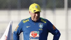 Carlo Ancelotti durante treinamento da Seleção Brasileira. (Photo by Miguel Schincariol/Getty Images)