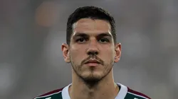 Nino durante partida pelo Fluminense no Maracanã.