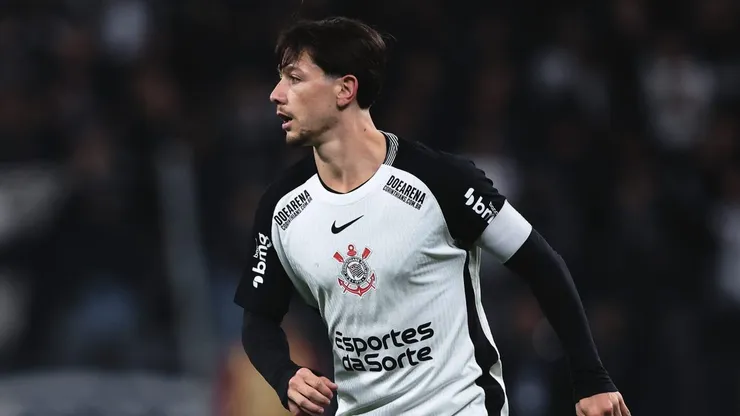 Rodrigo Garro jogador do Corinthians durante partida contra o Palmeiras - Foto: Ettore Chiereguini/AGIF