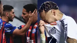 Bahia e Santos chegam em momentos completamente distintos para jogo do Brasileirão Betano. FotoxFoto: AGIF