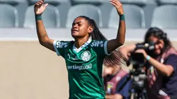 Jogadora Tainá Maranhão. Foto: Fabio Menotti/Palmeiras