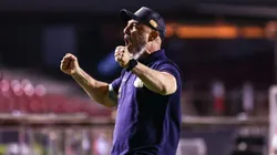 Rafael Guanaes técnico do Mirassol comemora vitória após partida contra o São Paulo - Foto: Fabio Giannelli/AGIF
