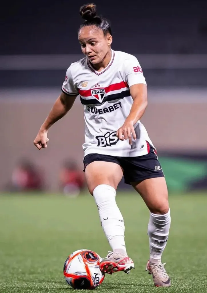 Day Silva, jogadora do São Paulo. Foto: Reprodução/Redes Sociais