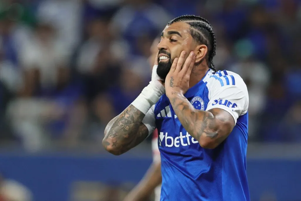 Gabigol acabou não entrando em empate do Cruzeiro com o Mirassol. Foto: Gilson Lobo/AGIF