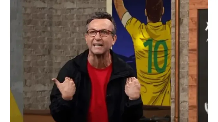 Craque Neto reclama da não utilização de Gabigol em empate do Cruzeiro com o Mirassol. Foto: Reprodução.
