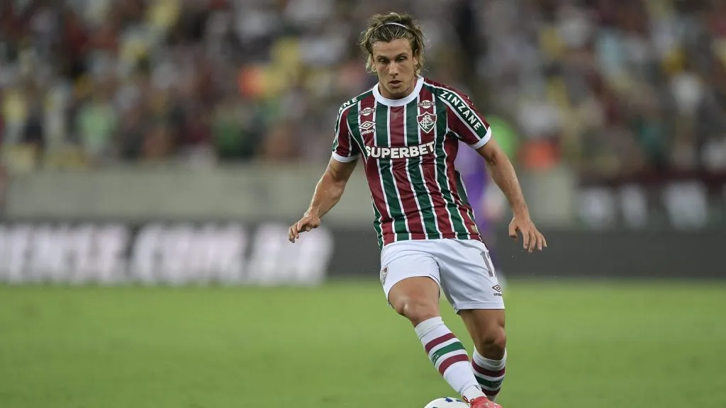 Canobbio destacou que não se incomoda com frequência de jogos do futebol nacional – Foto: Thiago Ribeiro/AGIF