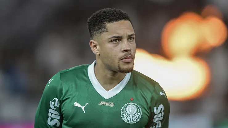 Palmeiras de Vitor Roque mira vaga nas quartas de final da Copa Libertadores - Foto: Thiago Ribeiro/AGIF